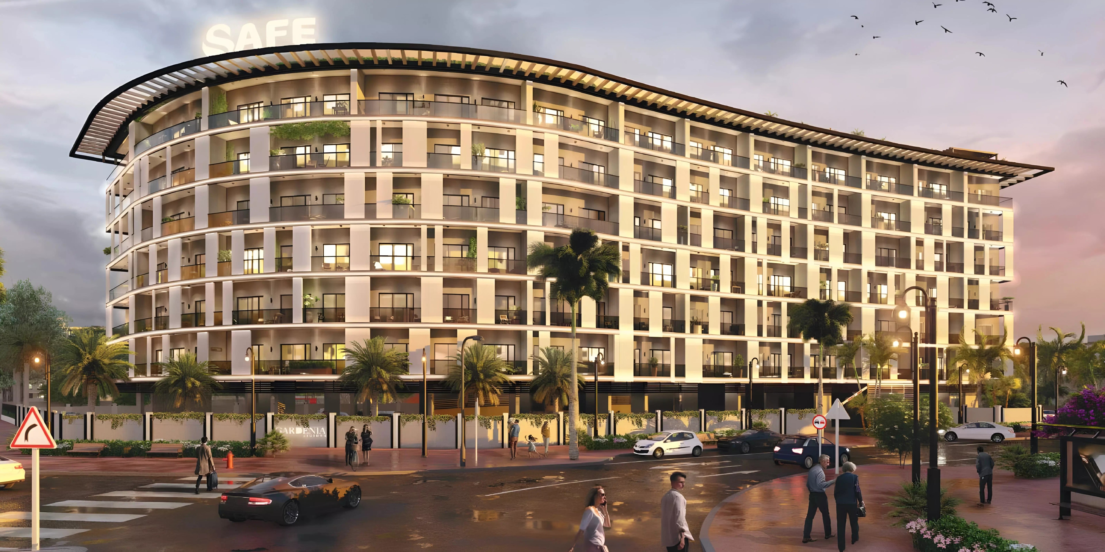 Impressie van Gardenia Livings, appartementen van Safe Developers in Arjan, Dubai