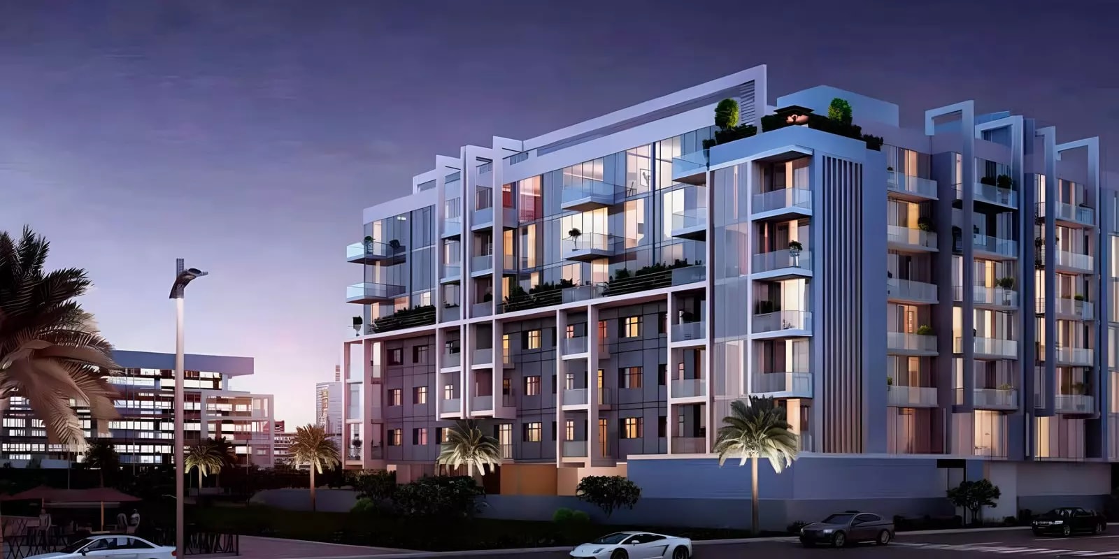 Impressie van Azizi Greenfield, appartementen van Azizi Developments in Meydan, Dubai