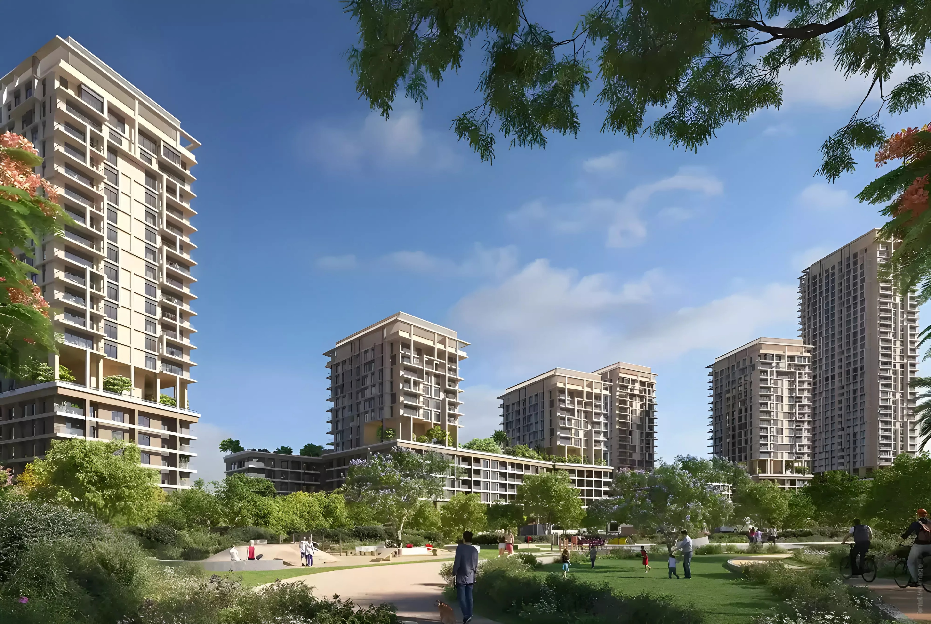 Impressie van Boulevard Living 2, appartementen van Wasl Properties in Wasl Gate, Dubai