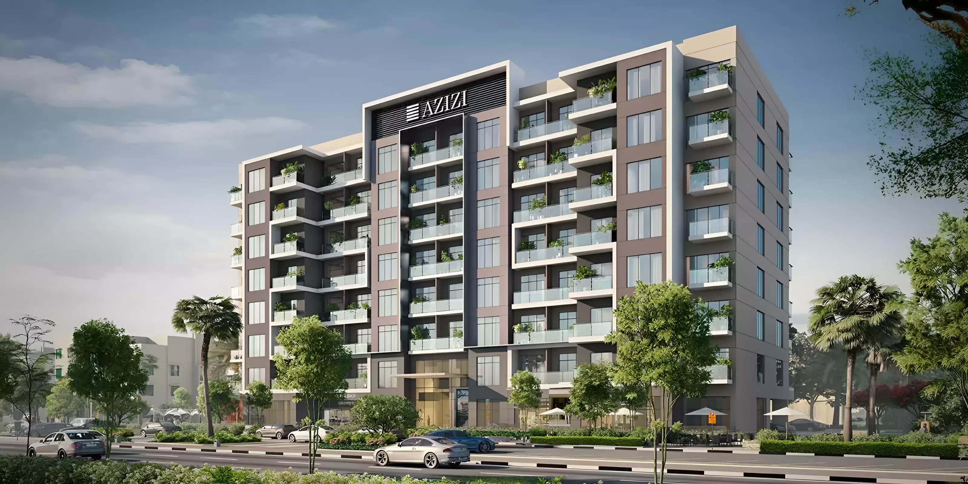 Impressie van AZIZI Berton, appartementen van Azizi Developments in Al Furjan, Dubai