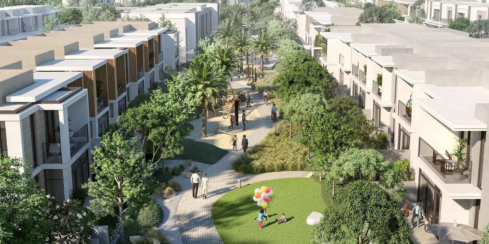 Impressie van Ruba, townhouses van Emaar Properties in Arabian Ranches 3, Dubai