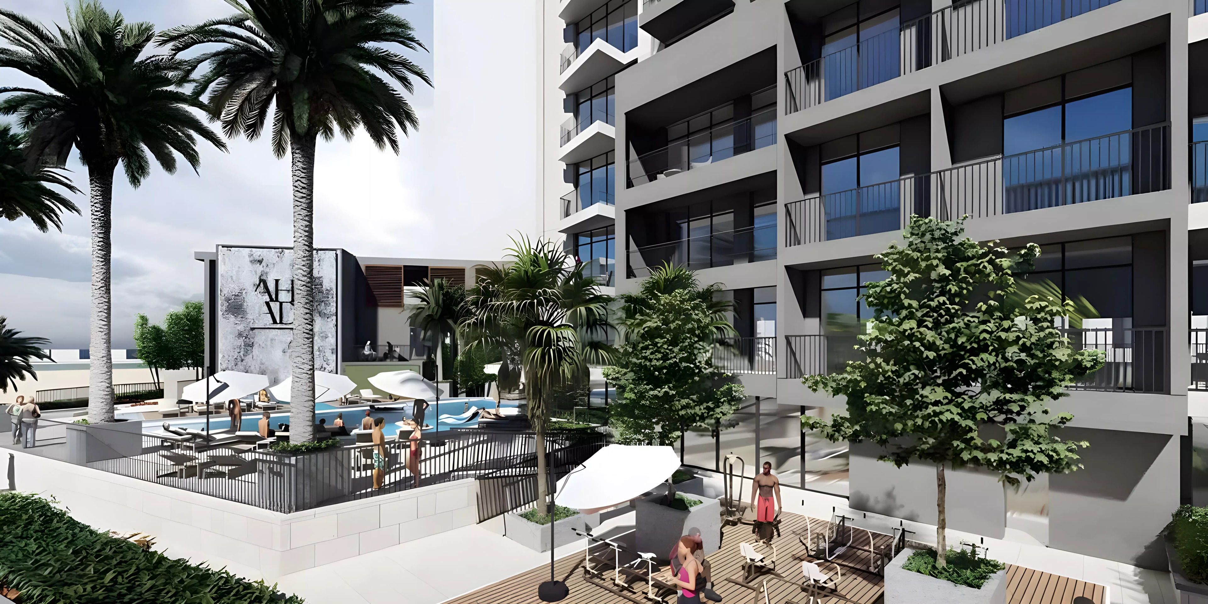 Impressie van Ahad Residences, appartementen van Ahad Group in Business Bay, Dubai
