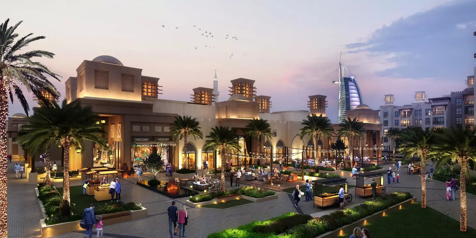 Impressie van Asayel, appartementen van Meraas Holding in Madinat Jumeirah Living, Dubai