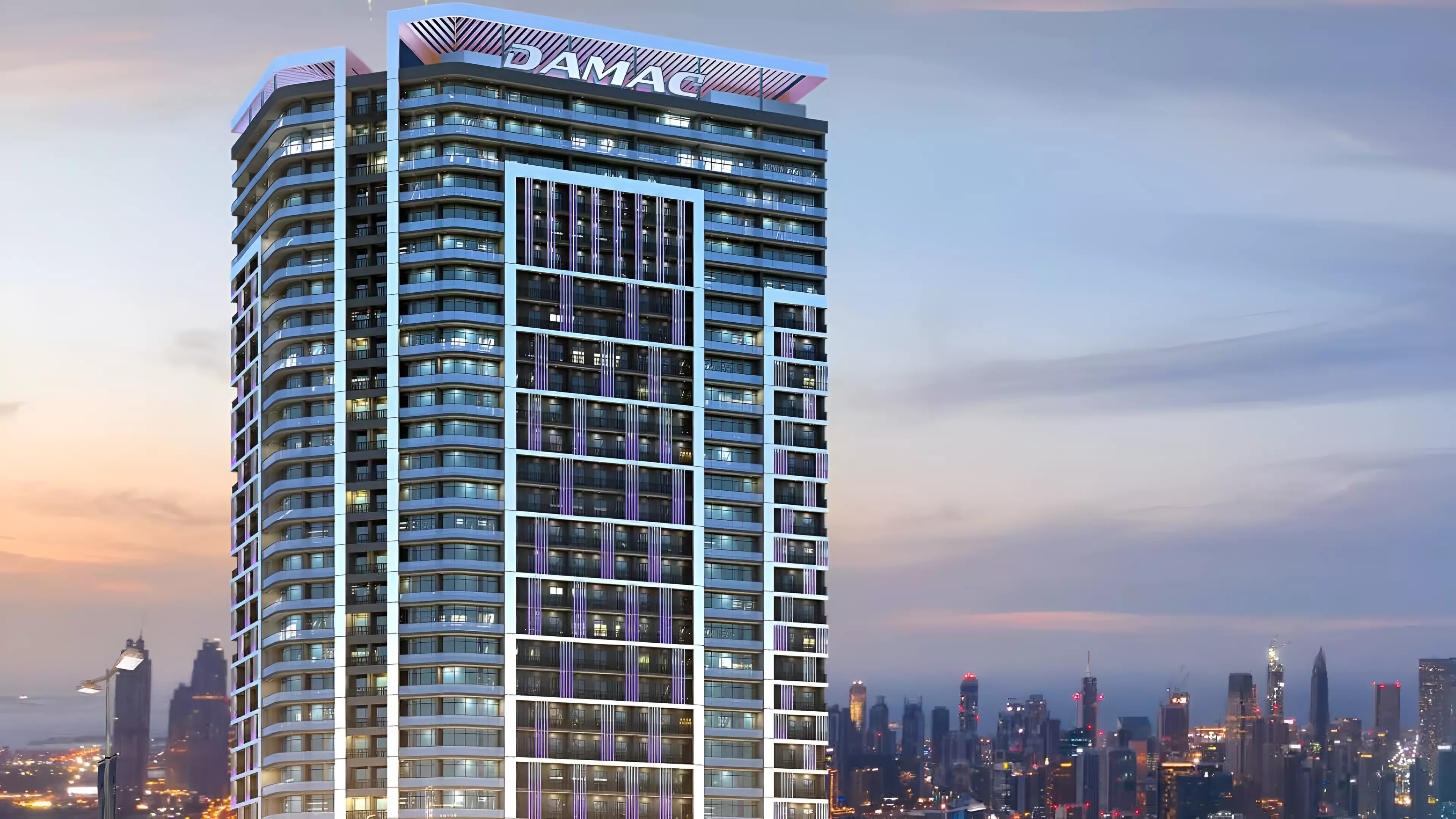 Impressie van Zada Tower, woningen van Damac Properties in Business Bay, Dubai