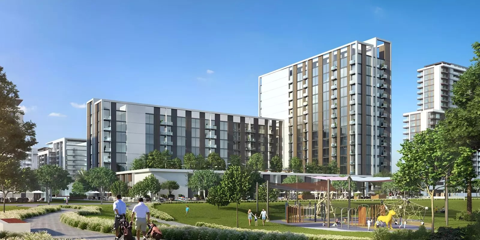 Impressie van Golf ville, appartementen van Emaar Properties in Dubai Hills Estate, Dubai