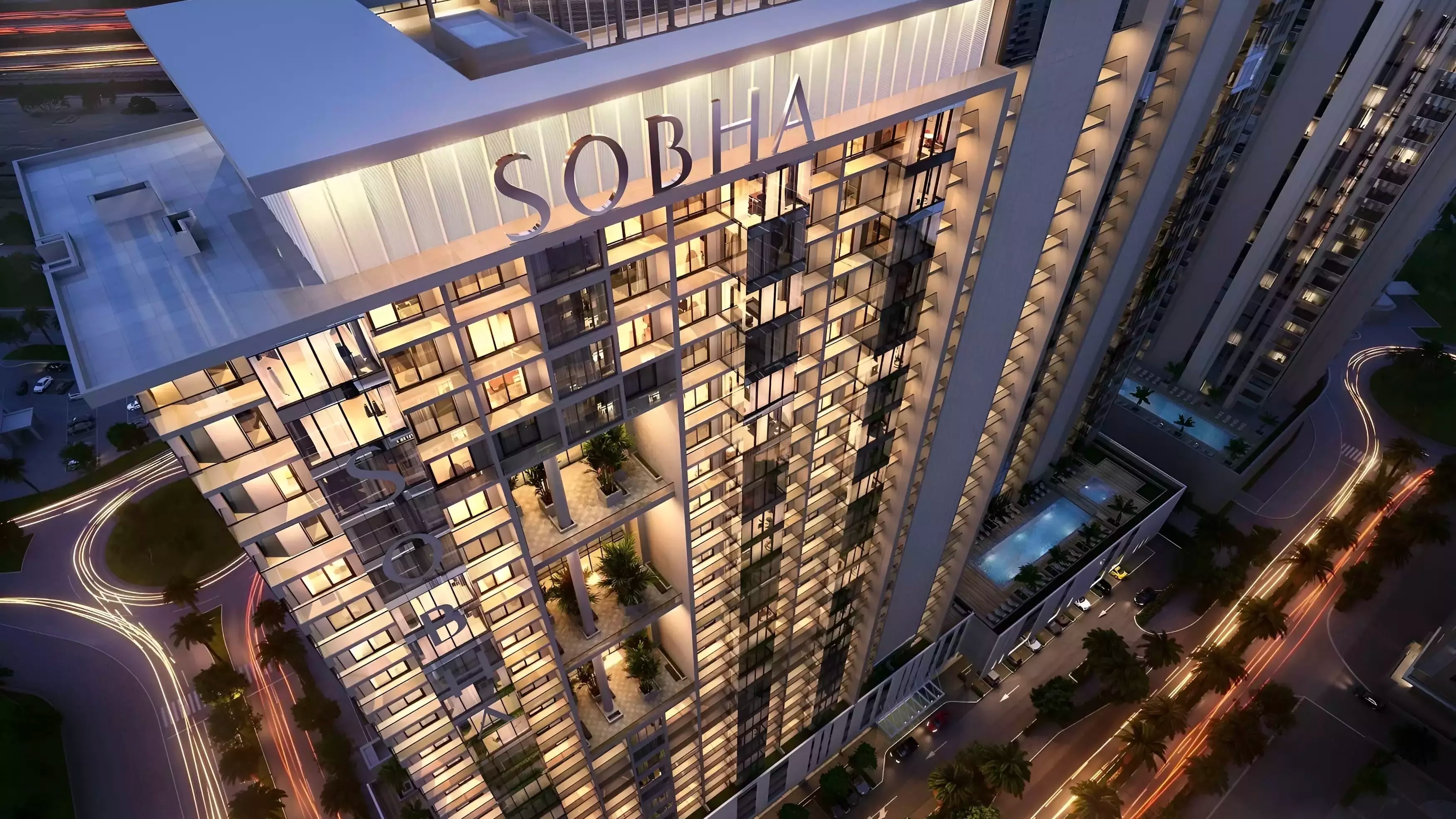 Impressie van One Park Avenue, woningen van Sobha Realty in Sobha Hartland, Dubai