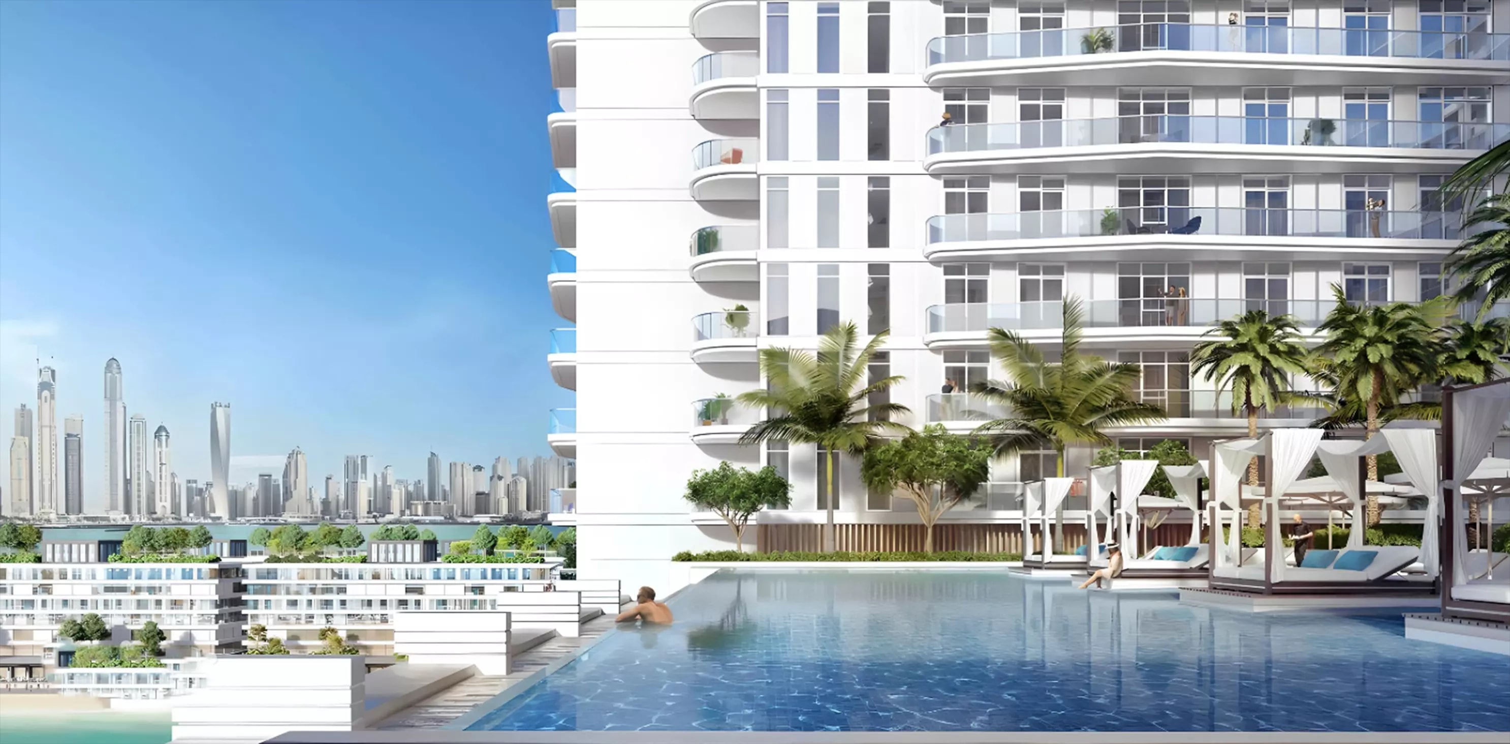 Impressie van Marina Vista, woningen van Emaar Properties in Emaar Beachfront, Dubai