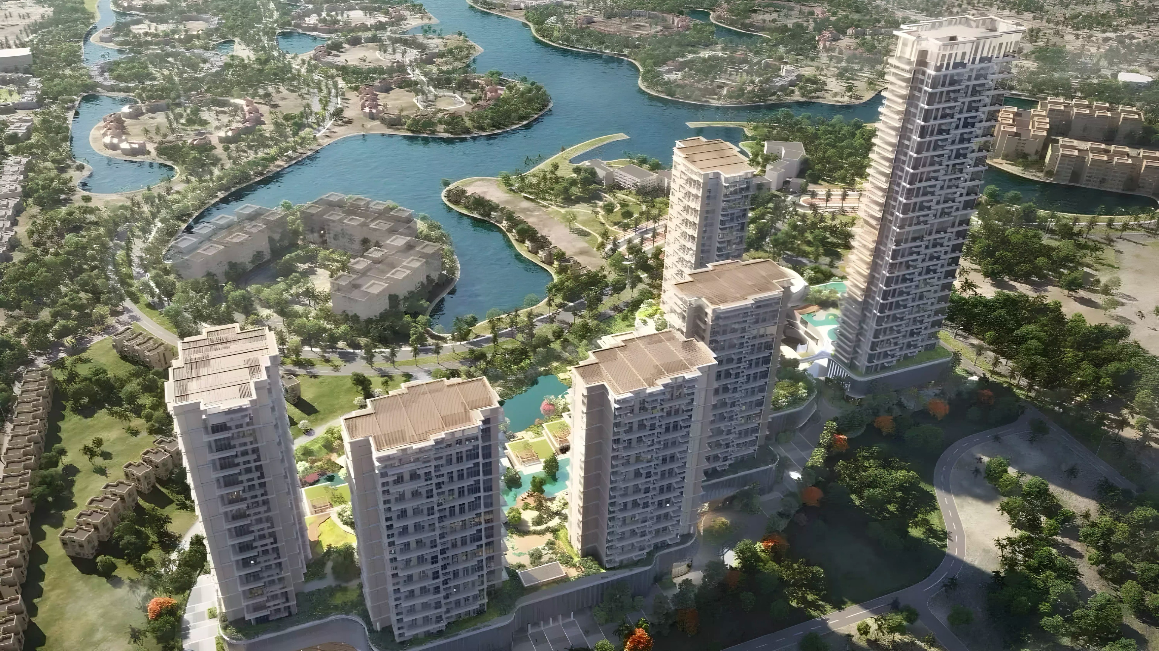 Impressie van East Residence 3 At Serenia District, appartementen van Palma Development in Jumeirah Islands, Dubai