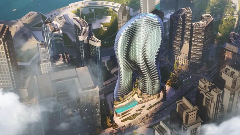Impressie van Bugatti Residences Phase 2, woningen van Binghatti Developers in Business Bay, Dubai