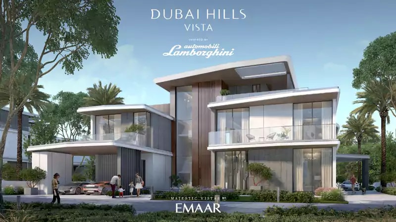 Impressie van Lamborghini Mansions, villa's van Emaar Properties in Dubai Hills Estate, Dubai