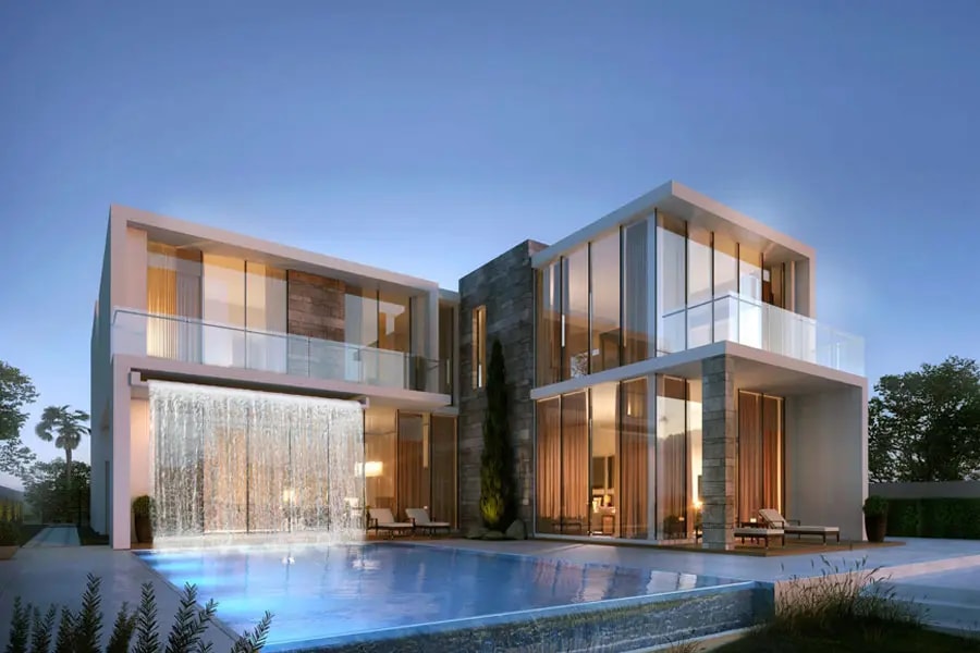 Impressie van Trump Villas, woningen van Damac Properties in Damac Hills, Dubai