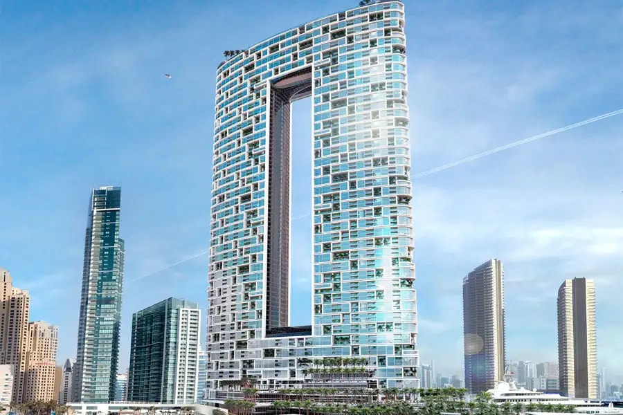 Impressie van The Address Residences, woningen van Emaar Hospitality in Jumeirah Beach Residence, Dubai