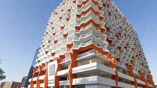 Impressie van Binghatti Stars, woningen van Binghatti Developers in Dubai Silicon Oasis, Dubai