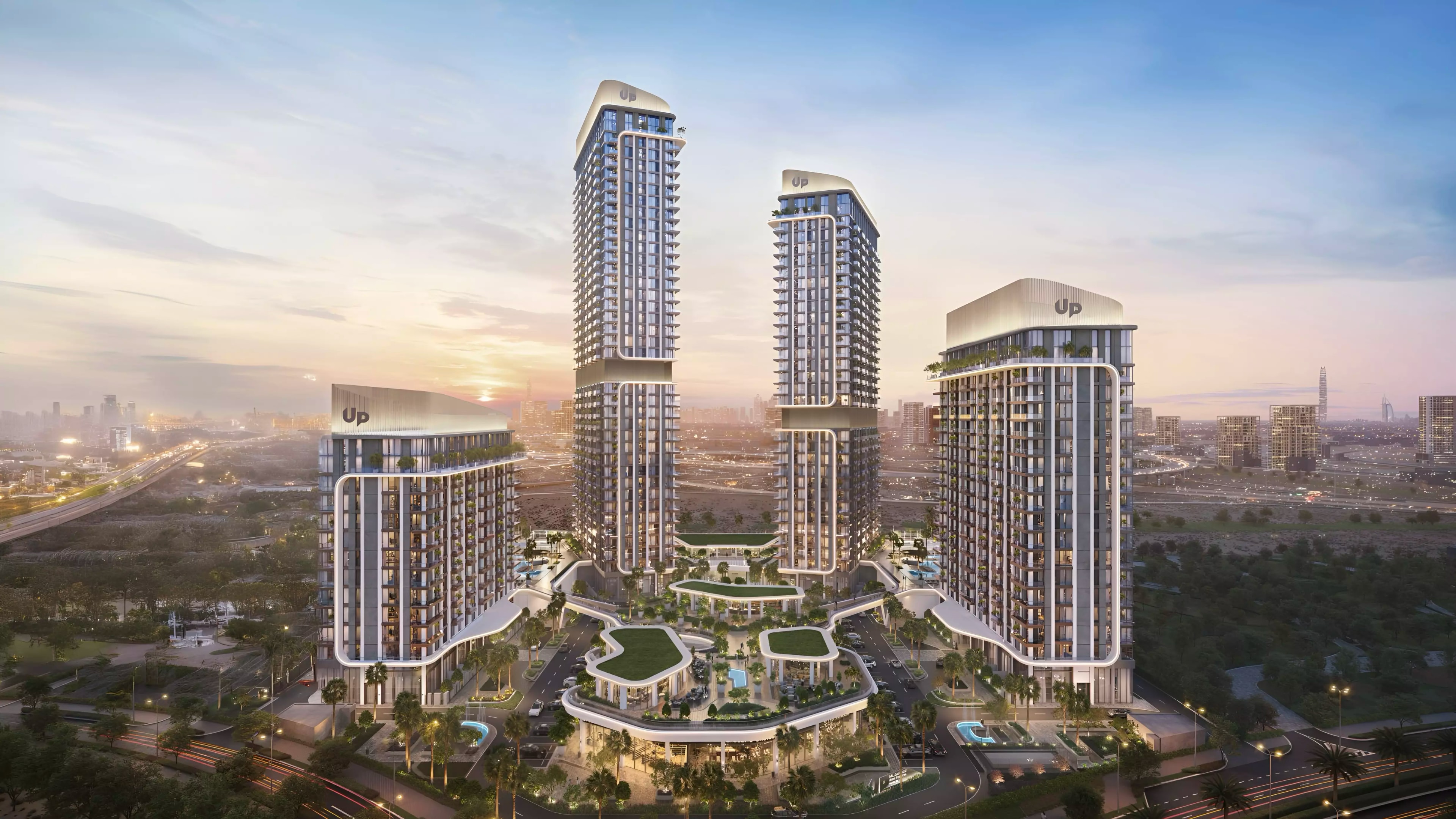 Impressie van Mirdad 4, appartementen van Union Properties in Motor City, Dubai