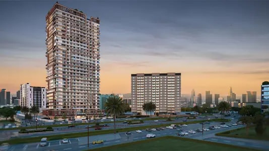 Impressie van Empire Lakeviews, woningen van Empire Developments in Dubai Land, Dubai