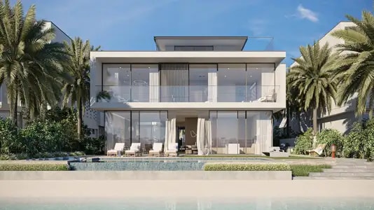 Impressie van Frond F Beach Collection Villas BLUE HORIZON, villa's van Nakheel in Jebel Ali, Dubai
