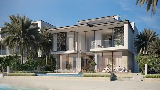 Impressie van Frond B Beach Collection Villas BLUE HORIZON, villa's van Nakheel in Jebel Ali, Dubai