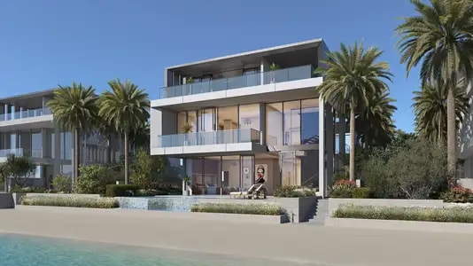 Impressie van Frond D Beach Collection Villas BLUE HORIZON, villa's van Nakheel in Jebel Ali, Dubai