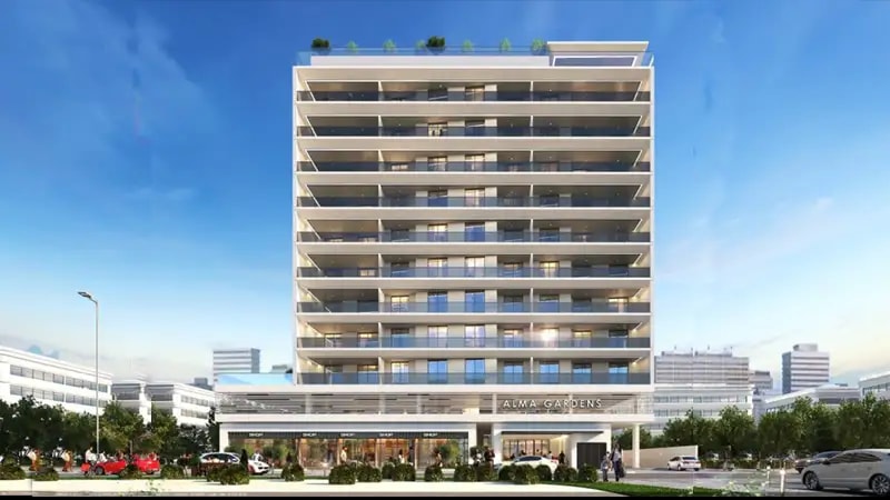 Impressie van Alma Gardens at Liwan, woningen van Alma Developments in Dubai Land, Dubai
