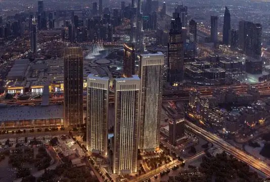 Impressie van Downtown Views II, woningen van Emaar Properties in Downtown Dubai, Dubai