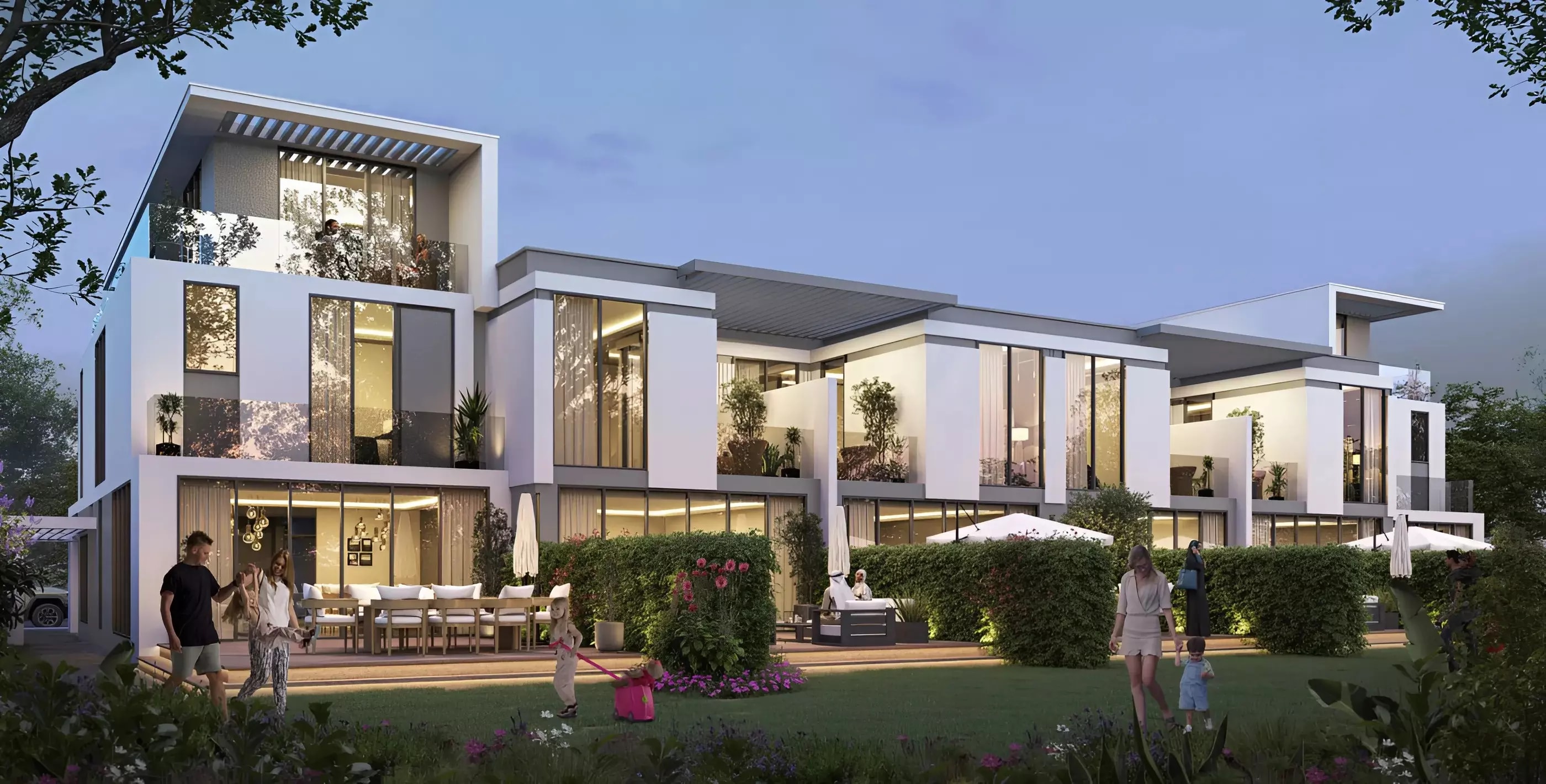 Impressie van Bora Bora 3, woningen van Damac Properties in Damac Islands, Dubai