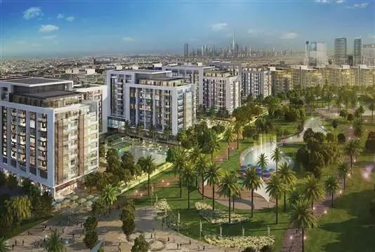 Impressie van Acacia Apartments, woningen van Emaar Properties in Dubai Hills Estate, Dubai