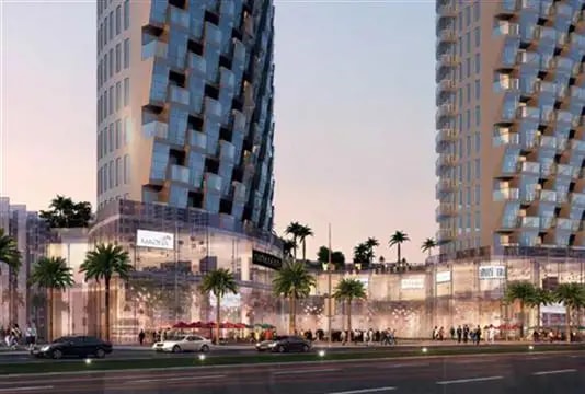 Impressie van Burj Vista, woningen van Emaar Properties in Downtown Dubai, Dubai