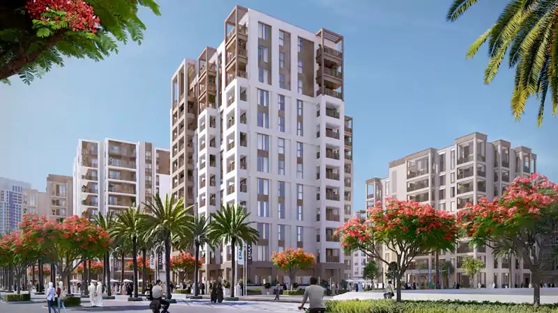 Impressie van Lotus at Creek Beach, appartementen van Emaar Properties in Dubai Creek Harbour (The Lagoons), Dubai