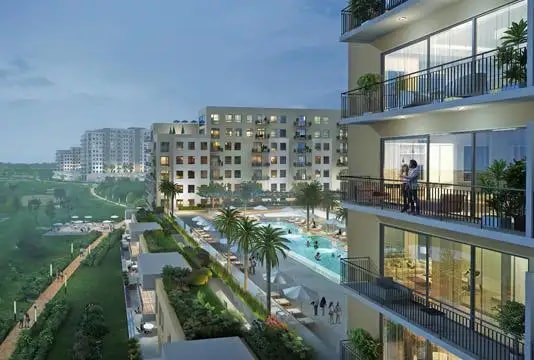 Impressie van Golf Views Apartments, woningen van Emaar Properties in Dubai South (Dubai World Central), Dubai