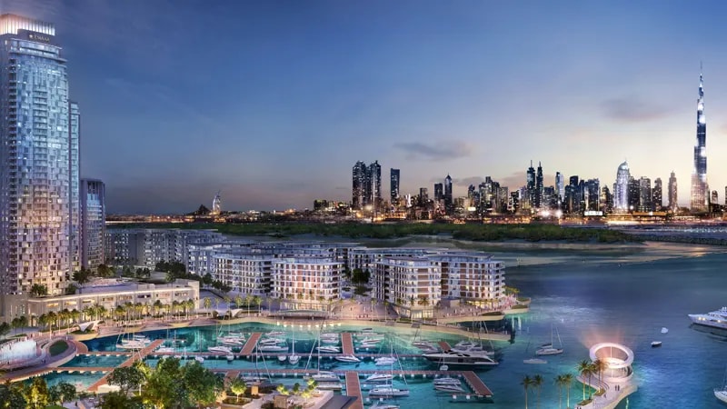 Impressie van The Cove Creek Harbour, woningen van Emaar Properties in Dubai Creek Harbour (The Lagoons), Dubai