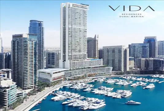 Impressie van Vida Residences Dubai Marina, woningen van Emaar Properties in Dubai Marina, Dubai