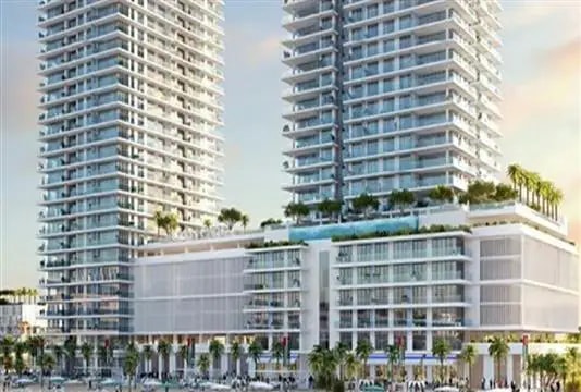 Impressie van Sunrise Bay, woningen van Emaar Properties in Emaar Beachfront, Dubai