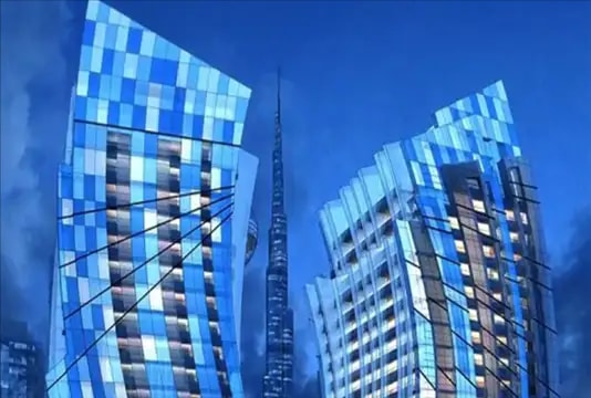 Impressie van J One Tower, woningen van RKM Durar in Business Bay, Dubai