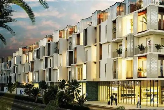 Impressie van Janayen Avenue, woningen van Dubai Investments in Mirdif, Dubai