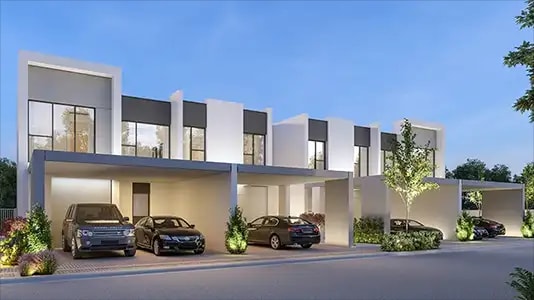 Impressie van Villanova Amaranta, woningen van Dubai Properties in Dubai Land, Dubai