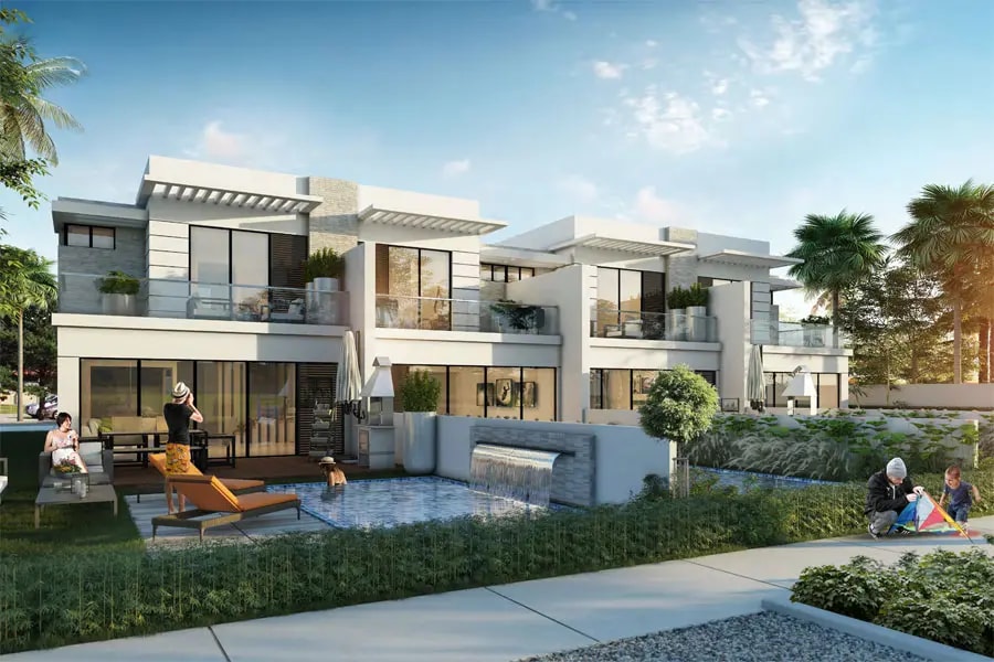 Impressie van Silver Springs Villas, villa's van Damac Properties in Damac Hills, Dubai