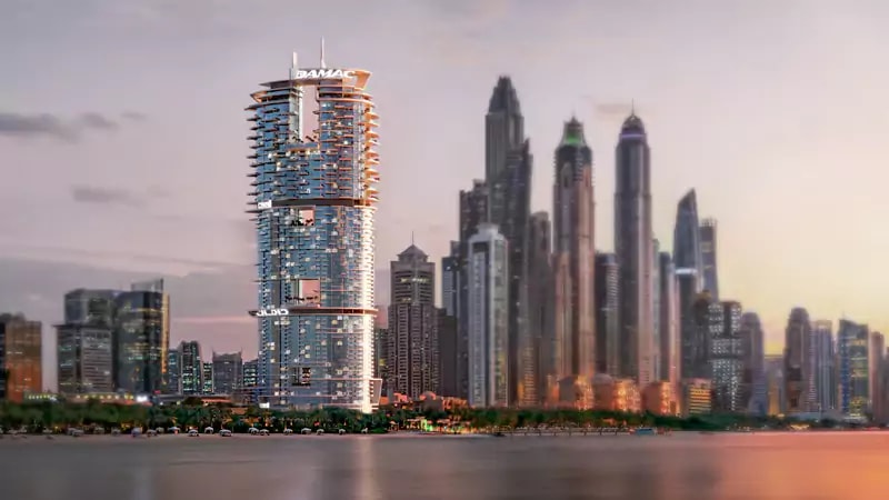 Impressie van Cavalli Casa Tower, appartementen van Damac Properties in Dubai Marina, Dubai