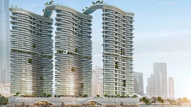 Impressie van Damac Bay Cavalli, woningen van Damac Properties in Dubai Harbour, Dubai