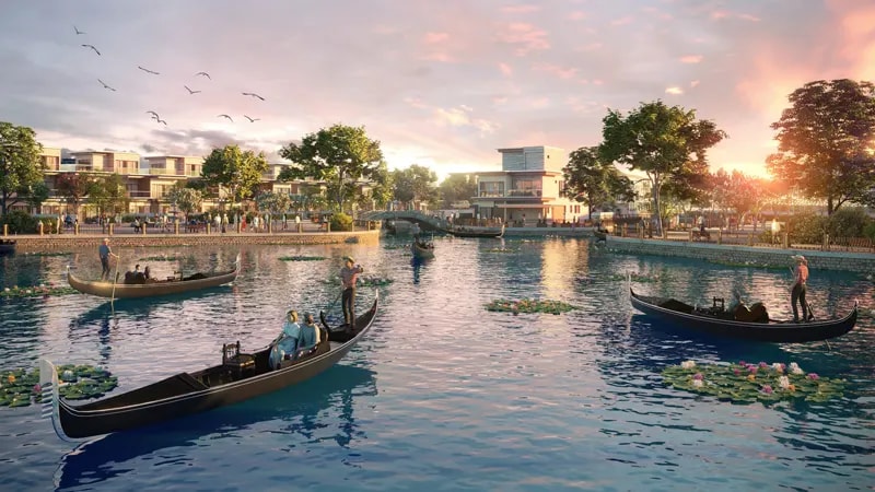 Impressie van Mykonos at Damac Lagoons, woningen van Damac Properties in Damac Lagoons, Dubai