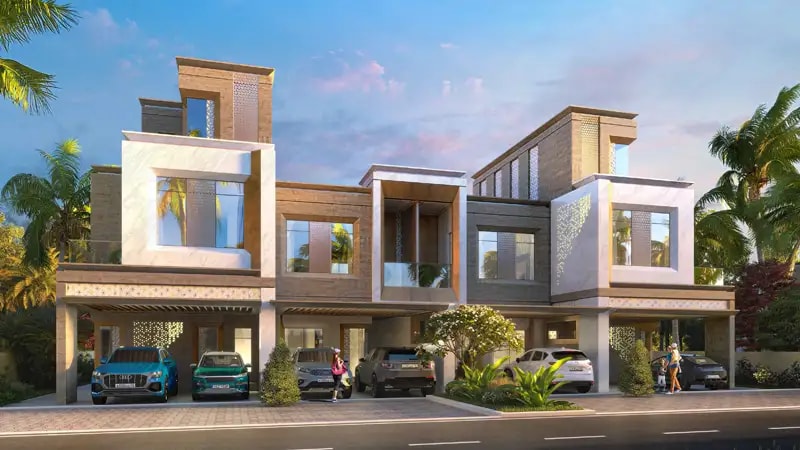 Impressie van Monte Carlo Damac Lagoons, woningen van Damac Properties in Damac Lagoons, Dubai