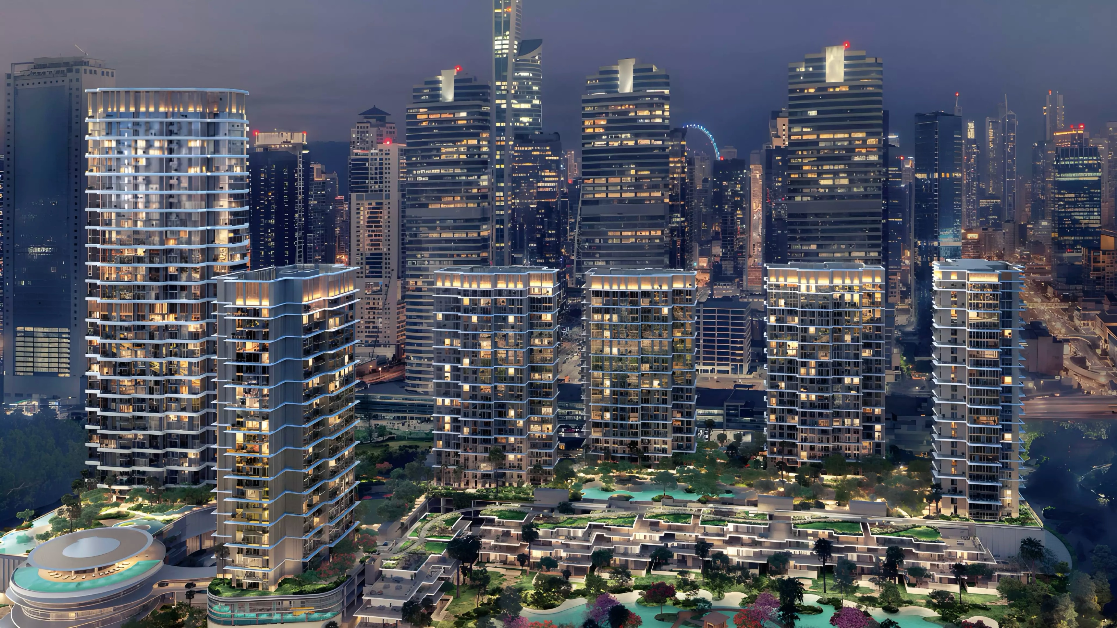 Impressie van East Residence 2 At Serenia District, appartementen van Palma Development in Jumeirah Islands, Dubai