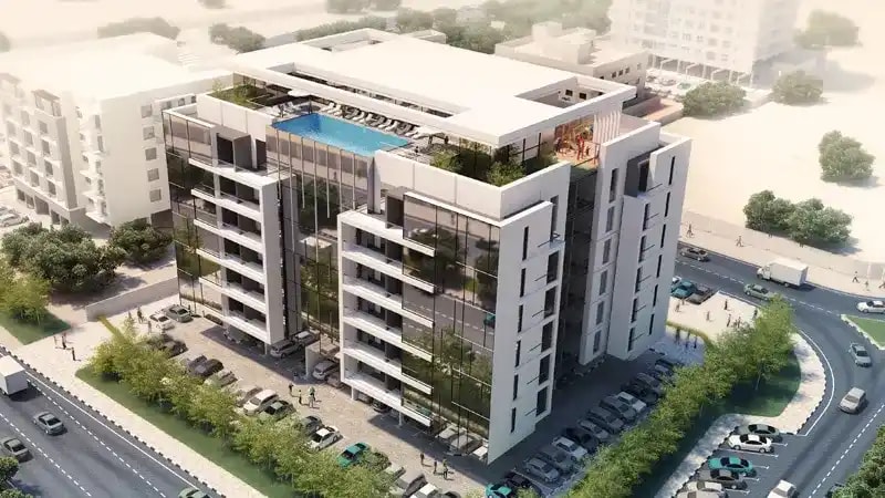 Impressie van Cresswell Residences at Dubai South, appartementen van Abdulwahed Faqeeh Properties in Dubai South (Dubai World Central), Dubai