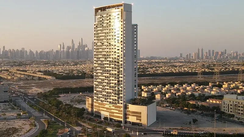 Impressie van Al Jawhara Tower, woningen van Tiger Group in Jumeirah, Dubai