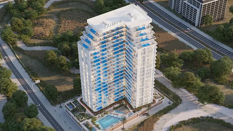 Impressie van Samana Lake Views 2, woningen van Samana Developers in Dubai Production City (IMPZ), Dubai