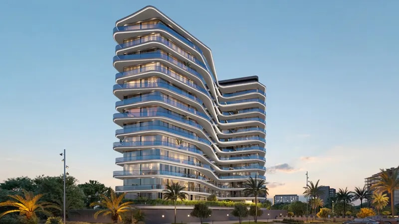 Impressie van Milos Residences, appartementen van Deca Real Estate Developments in Dubai Land Residence Complex, Dubai