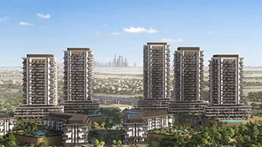 Impressie van Rise by Athlon 1 Magenta Tower, appartementen van Aldar Properties in Dubai Land, Dubai