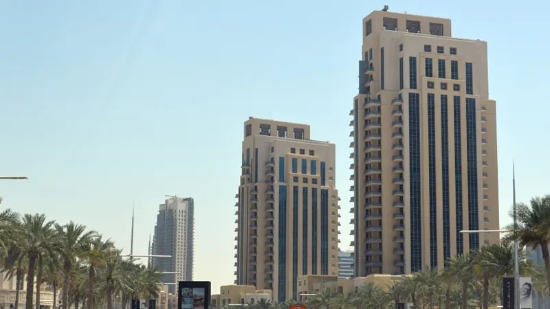 Impressie van Emaar Standpoint, woningen van Emaar Properties in Downtown Dubai, Dubai