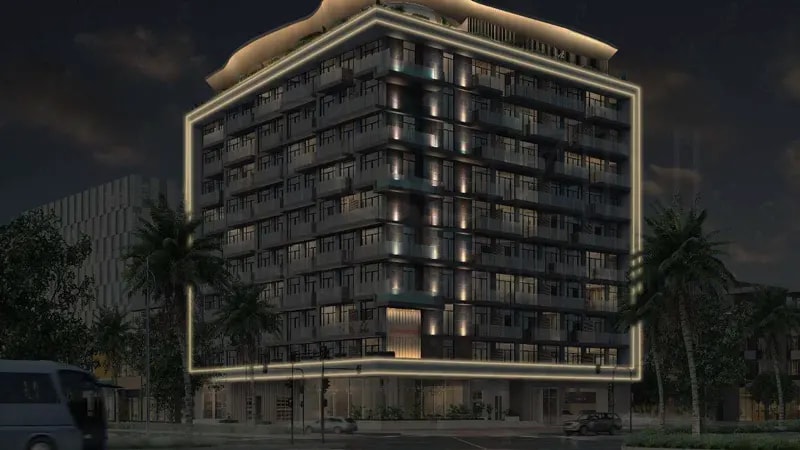 Impressie van Stonehenge Residence at JVC, appartementen van Segrex Development in Jumeirah Village Circle, Dubai