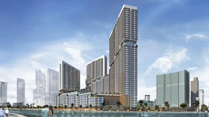 Impressie van The Crest Tower D, appartementen van Sobha Realty in Sobha Hartland, Dubai