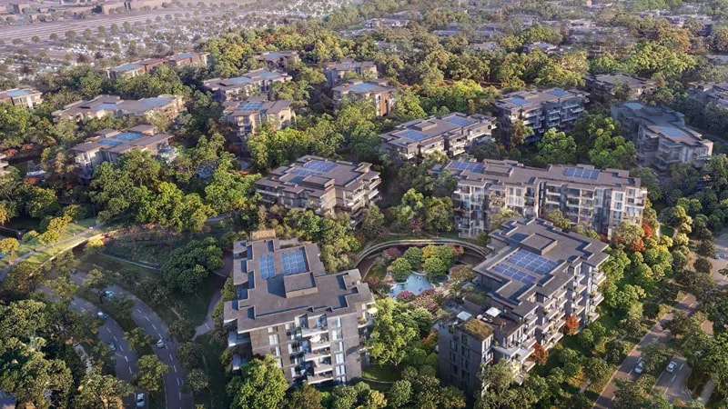Impressie van Ghaf Woods by Majid Al Futtaim, woningen van Majid Al Futtaim in Ghaf Woods, Dubai